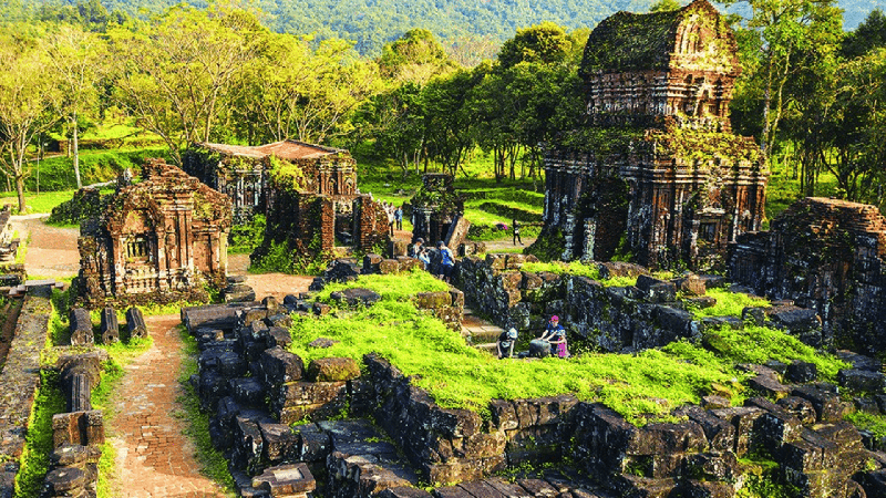 Tour Bình Minh trên tháp Mỹ Sơn (5)